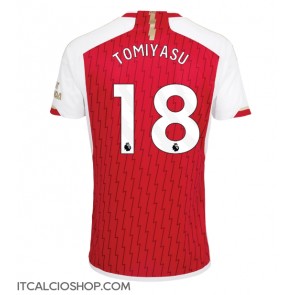 Arsenal Takehiro Tomiyasu #18 Prima Maglia 2023-24 Manica Corta